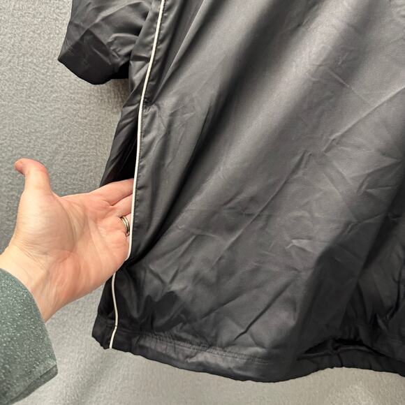 Greg Norman Golf Windbreaker Mens Large Black 1/2 Zip Pullover Activewear NEW - Picture 6 of 8